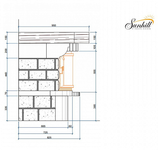 Камин Sunhill vizla_1